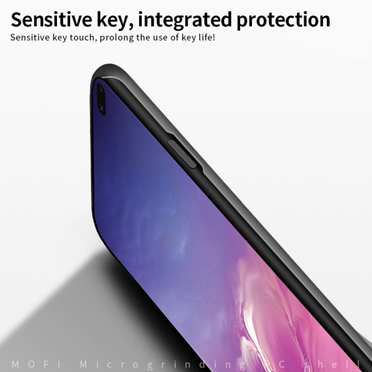 For Galaxy S10+ MOFI Frosted PC Ultra-thin Hard Case(Gold) - Galaxy Phone Cases by MOFI | Online Shopping South Africa | PMC TechLife | Buy Now Pay Later Mobicred
