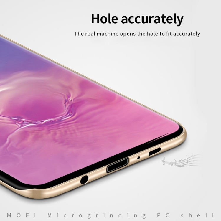 For Galaxy S10+ MOFI Frosted PC Ultra-thin Hard Case(Gold) - Galaxy Phone Cases by MOFI | Online Shopping South Africa | PMC TechLife | Buy Now Pay Later Mobicred
