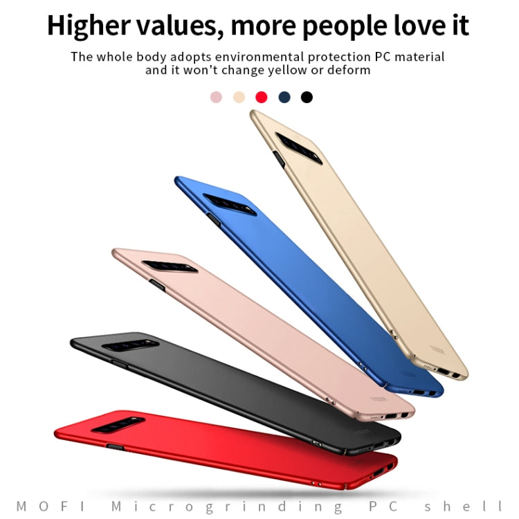 For Galaxy S10 5G MOFI Frosted PC Ultra-thin Hard Case(Red) - Galaxy Phone Cases by MOFI | Online Shopping South Africa | PMC Jewellery