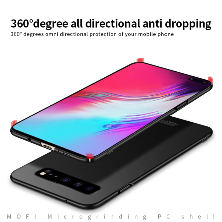 For Galaxy S10 5G MOFI Frosted PC Ultra-thin Hard Case(Red) - Galaxy Phone Cases by MOFI | Online Shopping South Africa | PMC TechLife | Buy Now Pay Later Mobicred