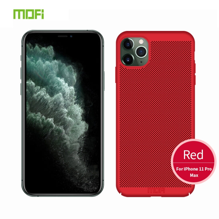 For iPhone 11 Pro Max MOFI Breathable PC Ultra-thin All-inclusive Protective Case(Red) - iPhone 11 Pro Max Cases by MOFI | Online Shopping South Africa | PMC TechLife