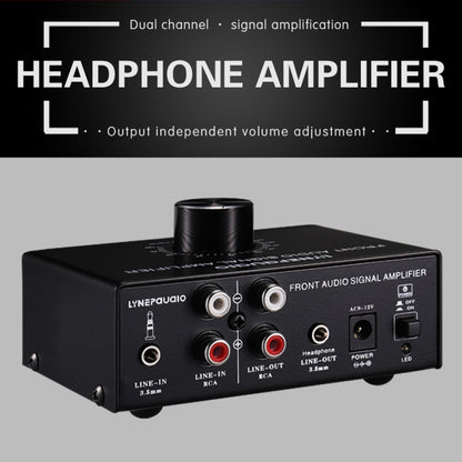 B015 Front Stereo Signal Amplifier Booster Headphones Speaker Amplifier Headset Dual-Audio Source -  by PMC Jewellery | Online Shopping South Africa | PMC Jewellery | Buy Now Pay Later Mobicred