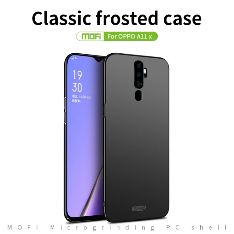 For  OPPO A11x MOFI Frosted PC Ultra-thin Hard Case(Red) - OPPO Cases by MOFI | Online Shopping South Africa | PMC Jewellery