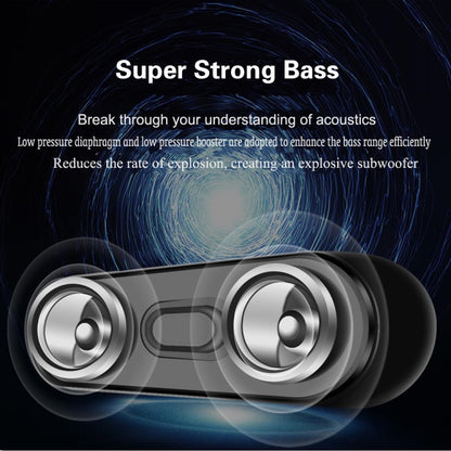 NBY 4070 Portable Bluetooth Speaker 3D Stereo Sound Surround Speakers, Support FM, TF, AUX, U-disk(White) - Desktop Speaker by NBY | Online Shopping South Africa | PMC Jewellery | Buy Now Pay Later Mobicred