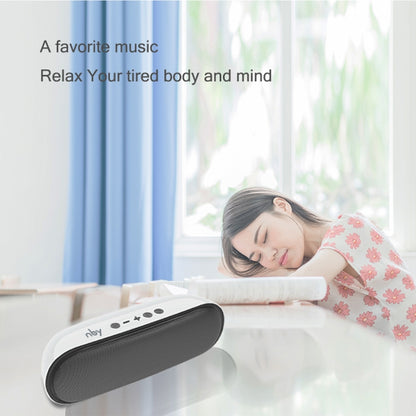 NBY 4070 Portable Bluetooth Speaker 3D Stereo Sound Surround Speakers, Support FM, TF, AUX, U-disk(White) - Desktop Speaker by NBY | Online Shopping South Africa | PMC Jewellery | Buy Now Pay Later Mobicred