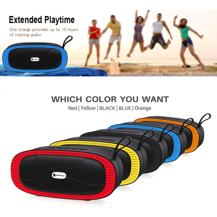 New Rixing NR4022 Portable Stereo Surround Soundbar Bluetooth Speaker with Microphone, Support TF Card FM(Yellow) - Desktop Speaker by NewRixing | Online Shopping South Africa | PMC Jewellery | Buy Now Pay Later Mobicred