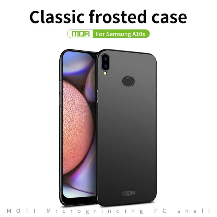 For Galaxy A10S MOFI Frosted PC Ultra-thin Hard Case(Black) - Galaxy Phone Cases by MOFI | Online Shopping South Africa | PMC Jewellery