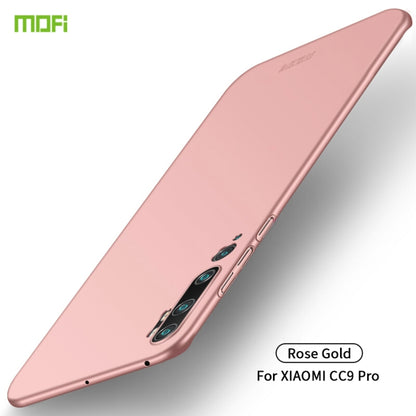 For Xiaomi Mi CC9 Pro MOFI Frosted PC Ultra-thin Hard Case(Rose gold) - Xiaomi Cases by MOFI | Online Shopping South Africa | PMC Jewellery