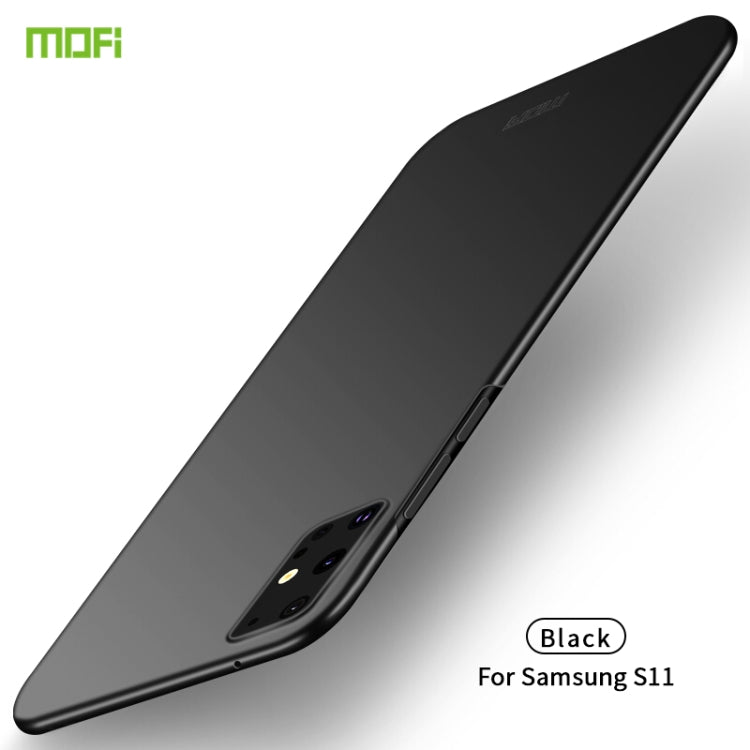 For Galaxy S20+  MOFI Frosted PC Ultra-thin Hard Case(Black) - Galaxy Phone Cases by MOFI | Online Shopping South Africa | PMC TechLife