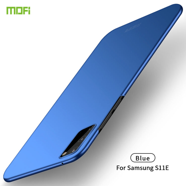 For Galaxy S20 MOFI Frosted PC Ultra-thin Hard Case(Blue) - Galaxy Phone Cases by MOFI | Online Shopping South Africa | PMC TechLife | Buy Now Pay Later Mobicred