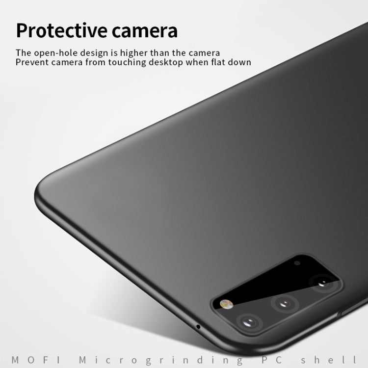 For Galaxy S20 MOFI Frosted PC Ultra-thin Hard Case(Blue) - Galaxy Phone Cases by MOFI | Online Shopping South Africa | PMC TechLife | Buy Now Pay Later Mobicred