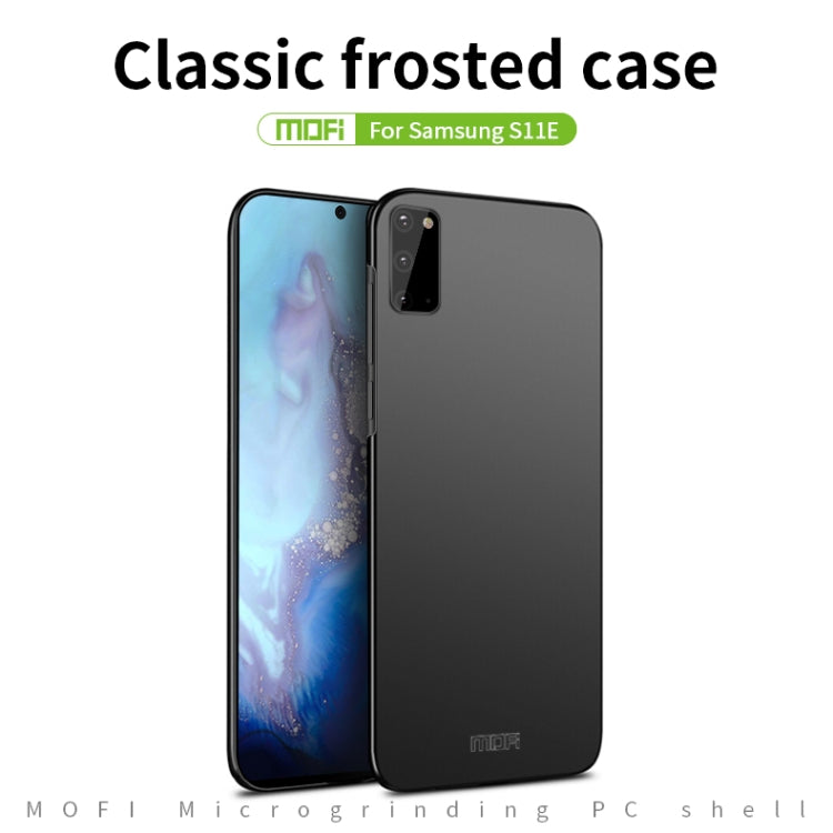 For Galaxy S20 MOFI Frosted PC Ultra-thin Hard Case(Gold) - Galaxy Phone Cases by MOFI | Online Shopping South Africa | PMC Jewellery