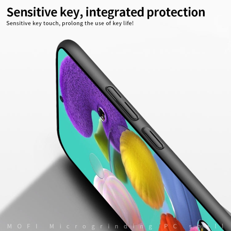For Galaxy A51 MOFI Frosted PC Ultra-thin Hard Case(Blue) - Galaxy Phone Cases by MOFI | Online Shopping South Africa | PMC TechLife