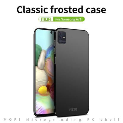 For Galaxy A71 MOFI Frosted PC Ultra-thin Hard Case(Gold) - Galaxy Phone Cases by MOFI | Online Shopping South Africa | PMC Jewellery