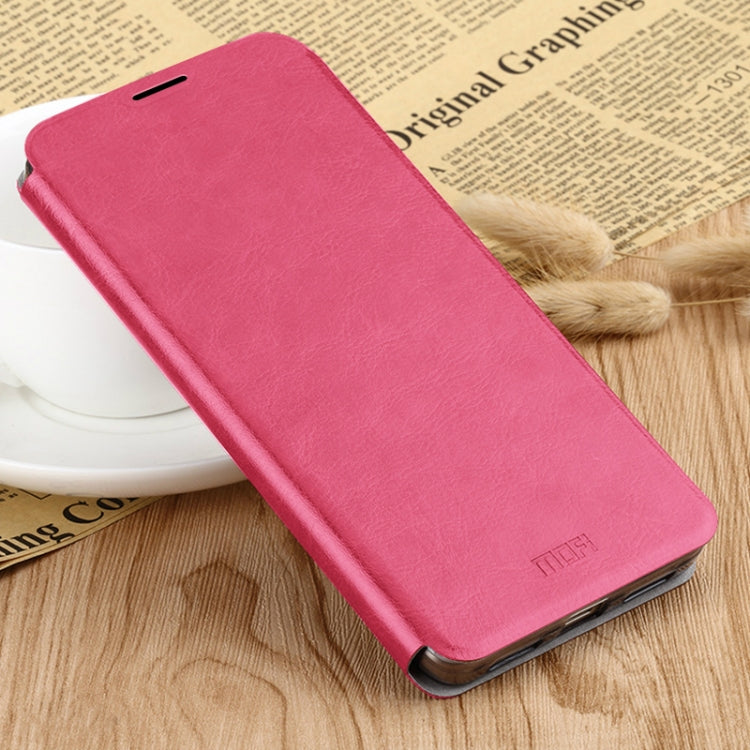 For Xiaomi Mi 10 Pro MOFI Rui Series Classical Leather Embedded Steel Plate All-inclusive Horizontal Flip PU Leather Case(Red) - Xiaomi Cases by MOFI | Online Shopping South Africa | PMC Jewellery