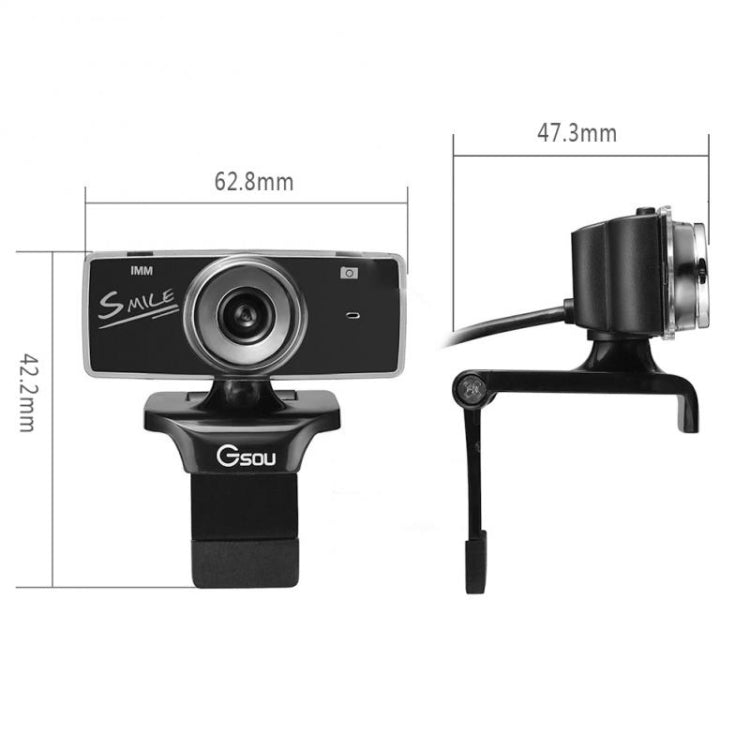 Gsou B18S HD Webcam Built-in Microphone Smart Web Camera USB Streaming Live Camera With Noise Cancellation - HD Camera by Gsou | Online Shopping South Africa | PMC Jewellery | Buy Now Pay Later Mobicred