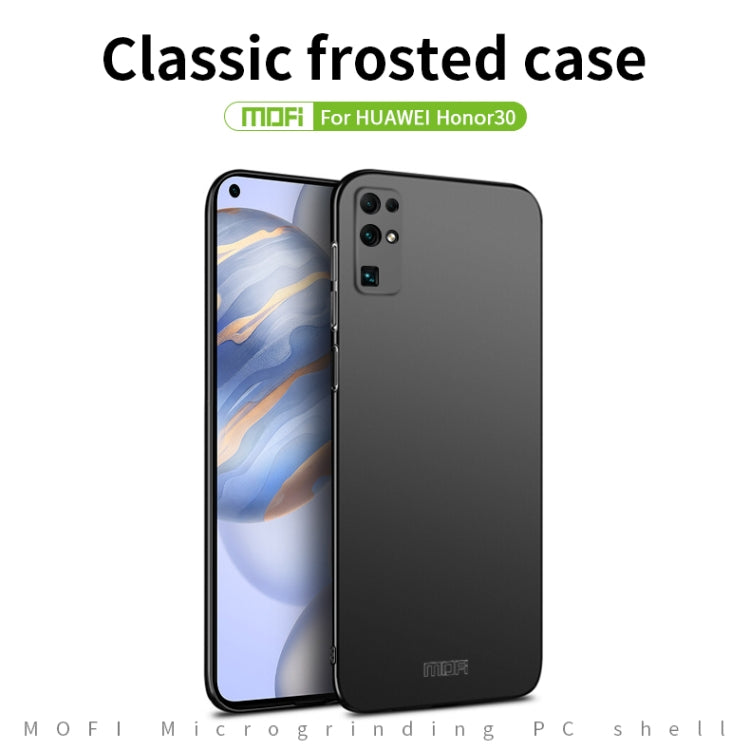 For Huawei Honor 30 MOFI Frosted PC Ultra-thin Hard Case(Red) - Honor Cases by MOFI | Online Shopping South Africa | PMC Jewellery