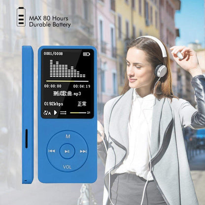 Fashion Portable LCD Screen FM Radio Video Games Movie MP3 MP4 Player Mini Walkman, Memory Capacity:4GB(Light Blue) - MP3 Player by PMC Jewellery | Online Shopping South Africa | PMC Jewellery | Buy Now Pay Later Mobicred