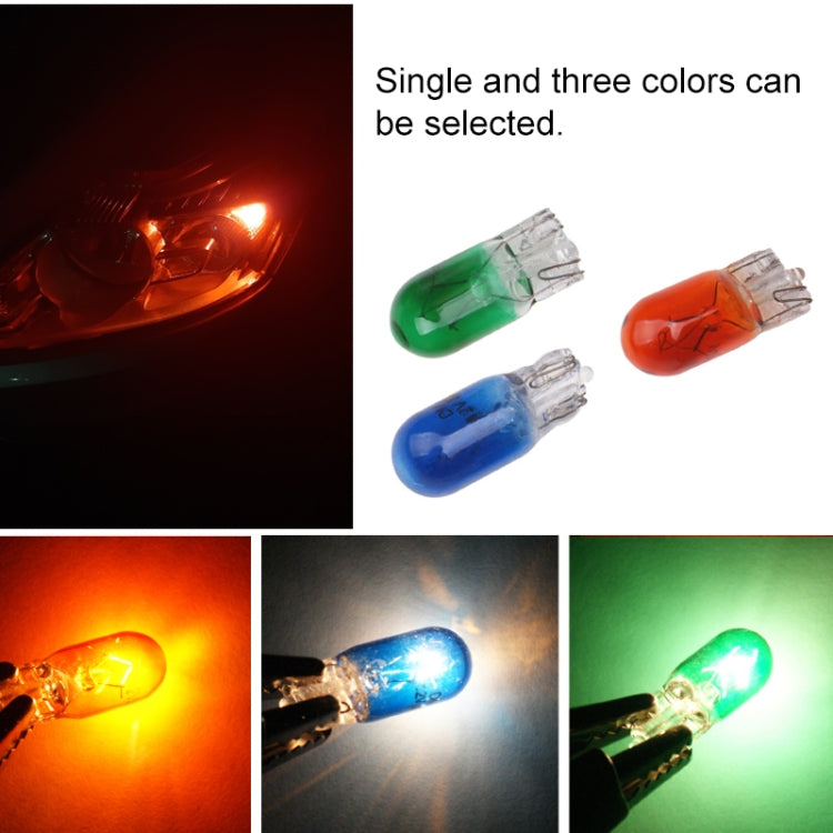 5pcs T10 12v 5w car instrument light reading light(amber) - Instrument Lights by PMC Jewellery | Online Shopping South Africa | PMC Jewellery | Buy Now Pay Later Mobicred