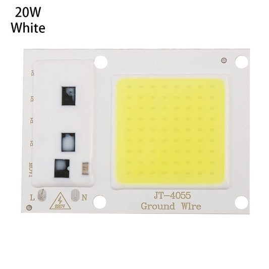 High Power 220V LED FloodlightCool/Warm White COB LED Chip IP65 Smart IC Driver Lamp(20W white) - Celling Lights & Chandeliers by PMC Jewellery | Online Shopping South Africa | PMC Jewellery | Buy Now Pay Later Mobicred