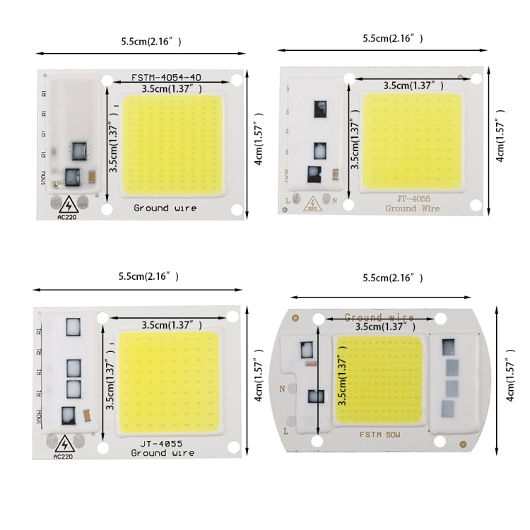 High Power 220V LED FloodlightCool/Warm White COB LED Chip IP65 Smart IC Driver Lamp(15W warm white) - Celling Lights & Chandeliers by PMC Jewellery | Online Shopping South Africa | PMC Jewellery | Buy Now Pay Later Mobicred