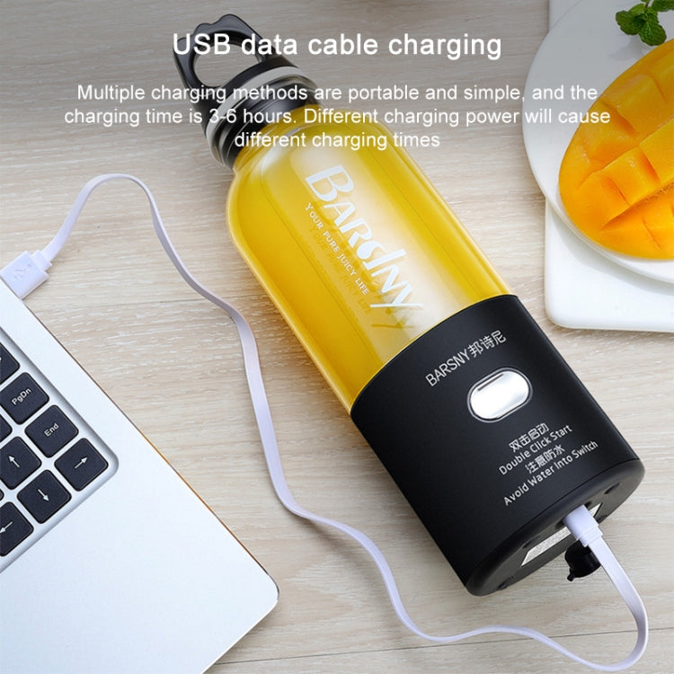 Multifunctional Juicer Rotatory Extractor Cup Portable USB Charge Juicer Blender with 6 Blades(Pink) - free shipping - PMC TechLife - Order now!
