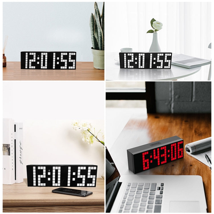 Digital Electronic Alarm Clock Creative LED Desk Clock US Plug, Style:4 Digits 7 Segments(Green Light) - Alarm Clocks by PMc TechLife | Online Shopping South Africa | PMc TechLife | Buy Now Pay Later Mobicred