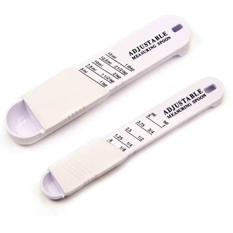 Creative Gadgets Adjustable Plastic Measuring Spoons Seasoning Combination Measuring Spoon - Kitchen Scales by PMC TechLife | Online Shopping South Africa | PMC TechLife | Buy Now Pay Later Mobicred