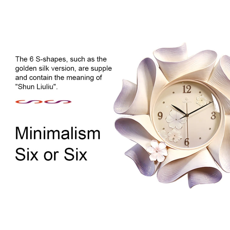 Creative Wall Clock Pure Hand-painted Wall Clock(Gold) - Wall Clock by PMc TechLife | Online Shopping South Africa | PMc TechLife | Buy Now Pay Later Mobicred