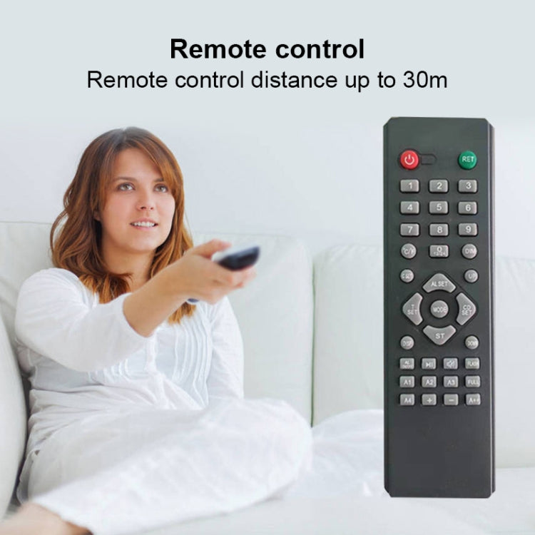 Creative Wall Clock Alarm Clock Simple Remote Control Perpetual Calendar Electronic Clock US Plug, Style:Single-sided Remote Control(White Font) - Wall Clock by PMc TechLife | Online Shopping South Africa | PMc TechLife | Buy Now Pay Later Mobicred