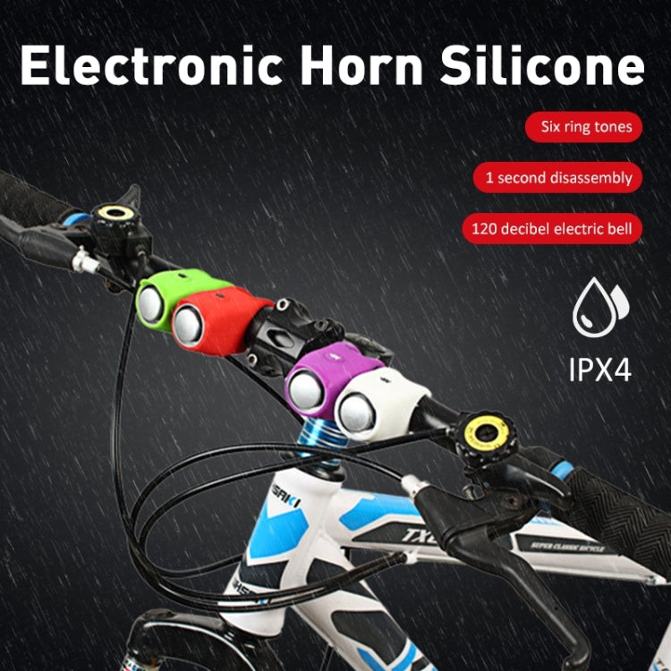 120 dB Bicycle Bell Mountain Bike Electric Horn(Red) - Bicycle Bells by PMC TechLife | Online Shopping South Africa | PMC TechLife | Buy Now Pay Later Mobicred