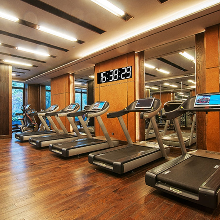 Multifunctional LED Wall Clock Creative Digital Clock, Style:Hollow Remote Control(Gold Font) - free shipping - PMc TechLife - Order now!