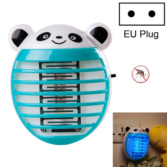 Cute Household Mosquito Killer Lamp LED Light Anti Mosquito Bug Zapper Insect Muggen Killer Night Light Colorful EU Plug(Blue) - Repellents by PMC Jewellery | Online Shopping South Africa | PMC Jewellery | Buy Now Pay Later Mobicred