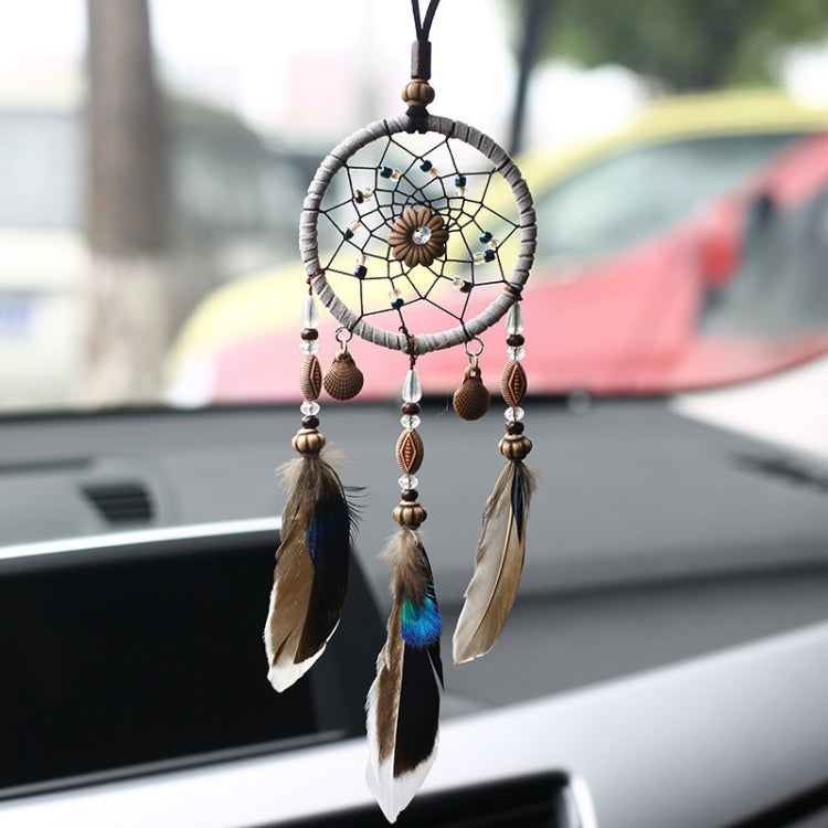 Vintage Literary Pumpkin Handmade Car Pendant Dream Catcher - Wind Chimes & Hanging Decorations by PMC Jewellery | Online Shopping South Africa | PMC Jewellery | Buy Now Pay Later Mobicred