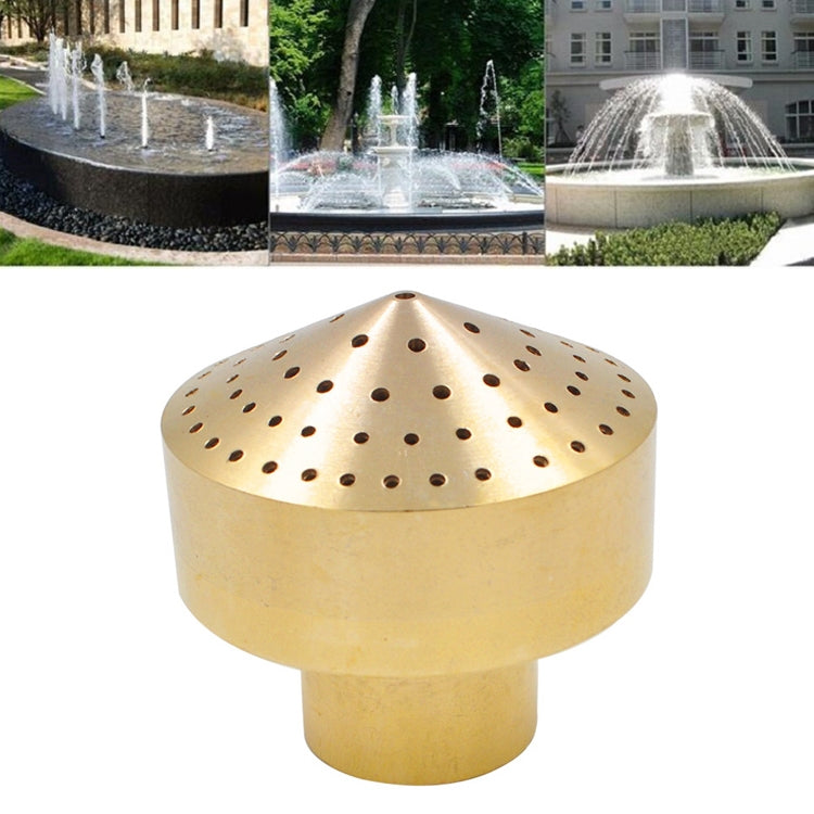 All-copper Fireworks Layer Water Nozzle Landscaping Fountain Head, Size:1 Inch(Brass) - Watering & Irrigation by PMC TechLife | Online Shopping South Africa | PMC TechLife