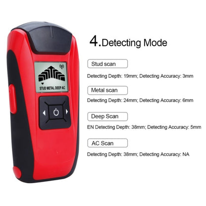 G120 Metal Wood Cable Wire Reinforced Tester Multifunctional Wall Metal Detection Instrument - Metal Detector by PMC Jewellery | Online Shopping South Africa | PMC Jewellery | Buy Now Pay Later Mobicred