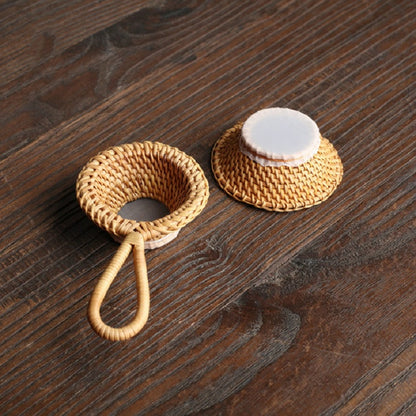 Bamboo Woven Creative Filter Reusable Filter Tea Colander Gadget, Style:Bamboo Root Tea Leak - Tea Strainers by PMC Jewellery | Online Shopping South Africa | PMC Jewellery | Buy Now Pay Later Mobicred