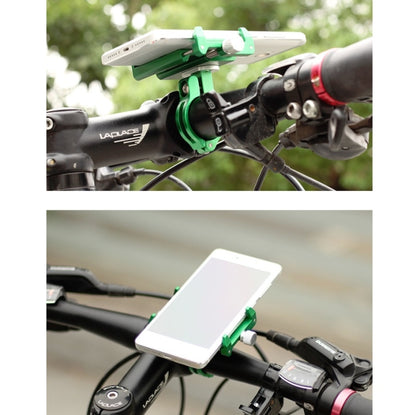 GUB Bicycle Aluminum Alloy Mobile Phone Bracket Navigation Bracket Motorcycle Mobile Phone Holder(Green) - Holders by GUB | Online Shopping South Africa | PMC Jewellery | Buy Now Pay Later Mobicred