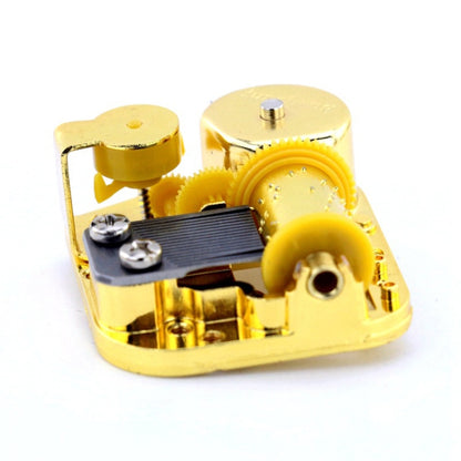 Eight-tone Gold-plated Bar Repair Parts DIY Sky City Paperback Music Box(Memory) - Music Box by PMC Jewellery | Online Shopping South Africa | PMC Jewellery | Buy Now Pay Later Mobicred