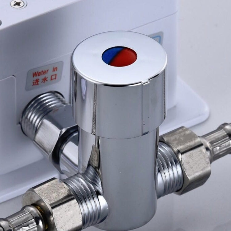 Brass Adjustable Temperature Three-way Valve Cold And Hot Water Mixing Switch Brass Induction Faucet - Faucets & Accessories by PMC TechLife | Online Shopping South Africa | PMC TechLife