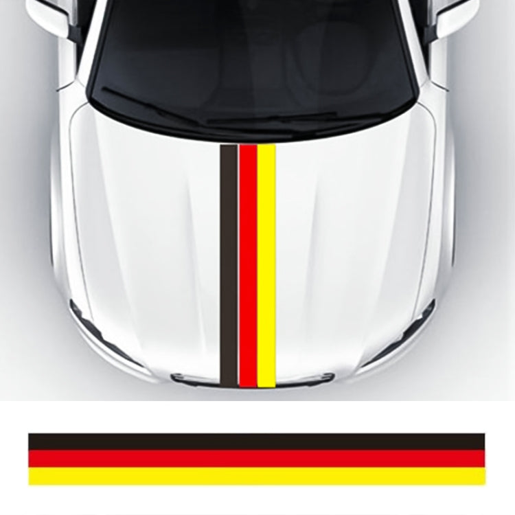 Flag Striped Car Hood Vinyl Sticker Body Decal(germany) - Decorative Sticker by PMC Jewellery | Online Shopping South Africa | PMC Jewellery | Buy Now Pay Later Mobicred