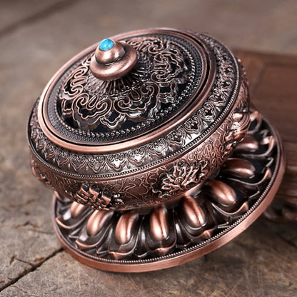 Unique Mosquito Incense Burner Mosquito Coil Holder with Metal Mesh Cover(Bronze) - Mosquito Coil Tray by PMC Jewellery | Online Shopping South Africa | PMC Jewellery | Buy Now Pay Later Mobicred