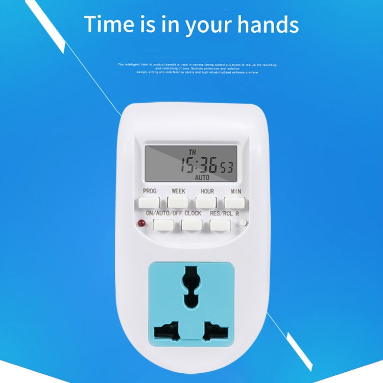 AL-06  220-240V  Digital Timer  Switch Socket, EU Plug - Energy Saving Timer Socket by PMC TechLife | Online Shopping South Africa | PMC TechLife | Buy Now Pay Later Mobicred