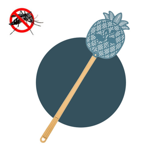 Summer Plastic Fly Swatter Flycatcher, Style:Pineapple Pattern(Blue) - Fly Swatter by PMC Jewellery | Online Shopping South Africa | PMC Jewellery | Buy Now Pay Later Mobicred