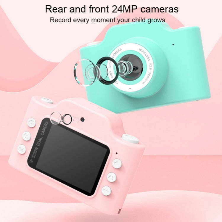 C2-JXJR Children 24MP WiFi Fun Cartoon HD Digital Camera Educational Toys, Style:Camera + 16GB TF(Pink) - Children Cameras by PMC Jewellery | Online Shopping South Africa | PMC Jewellery | Buy Now Pay Later Mobicred