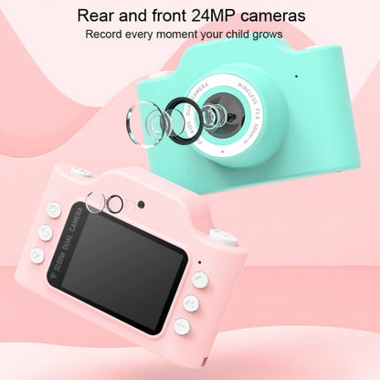 C2-JXJR Children 24MP WiFi Fun Cartoon HD Digital Camera Educational Toys, Style:Camera + 32GB TF(Blue) - Children Cameras by PMC Jewellery | Online Shopping South Africa | PMC Jewellery | Buy Now Pay Later Mobicred