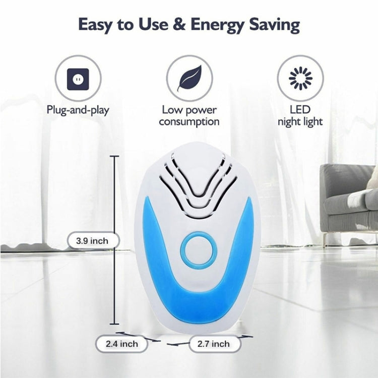 Multifunctional Ultrasonic Electronic Mosquito Repellent, Plug Type:UK Plug( Light Blue)(Light Blue) - Repellents by PMC Jewellery | Online Shopping South Africa | PMC Jewellery | Buy Now Pay Later Mobicred