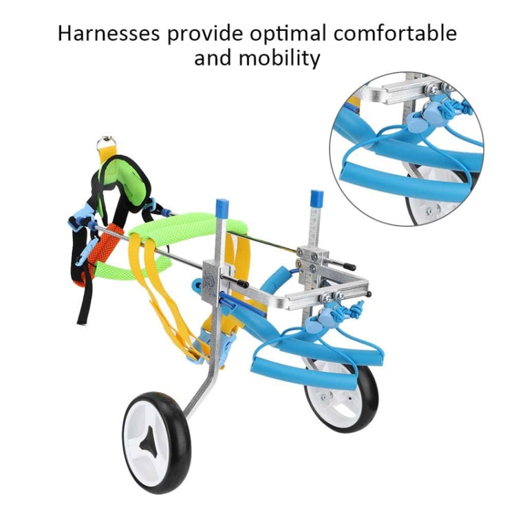 Pet Wheelchair Disabled Dog Old Dog Cat Assisted Walk Car Hind Leg Exercise Car For Dog/Cat Care, Size:XSLW - Training Aids by PMC Jewellery | Online Shopping South Africa | PMC Jewellery | Buy Now Pay Later Mobicred