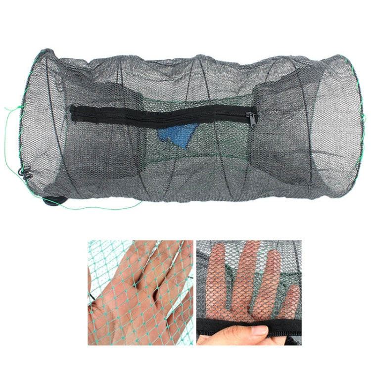 Spring Cage Fishing Net Automatic Folding Shrimp Cage Round Spring Fish Net(Special Mesh Large) - Fishing Net by PMC TechLife | Online Shopping South Africa | PMC TechLife