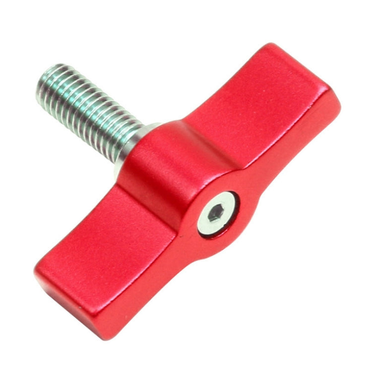 10PCS T-shaped Screw Multi-directional Adjustment Hand Screw Aluminum Alloy Handle Screw, Specification:M5(Red) - Screws by PMC Jewellery | Online Shopping South Africa | PMC Jewellery | Buy Now Pay Later Mobicred